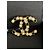 Chanel Spilla CC A20K Cristalli e Perle Nero Bianco D'oro Gold hardware - vista 2