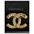 Chanel Spilla CC A20K Cristalli e Perle Nero Bianco D'oro Gold hardware - vista 3