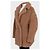 Max Mara Luxe Camel Wool & Silk Cropped Coat - Size L Pre-owned - view 2