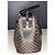 Borsa Céline Boston 30 Macadam Noir Tela Triomphe Marrone Nero - vista 19