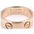 Anello Love Band di Cartier in oro rosa 18K D'oro - vista 3