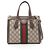 Borsa Tote Piccola Ophidia GG Gucci Marrone Beige