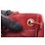 Borsa a secchiello Chanel Chevron V-Stitch con coulisse Rosso - vista 8