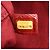 Borsa Tote Chanel Deauville Rosso Bordò - vista 5