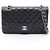 Borsa a Spalla Chanel Matelassé Double Flap Nero