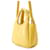 Prada Triangle Mini Lederhandtasche Gelb  - Ansicht 2