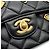 Borsa a tracolla Chanel Matelassé in pelle di agnello nera con catena Nero - vista 8