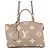 Borsa Louis Vuitton Bicolor Monogram Empreinte Petit Palais PM Grigio Crudo