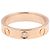 Anello Mini Love di Cartier in oro rosa 18K D'oro - vista 2