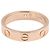 Anello Mini Love di Cartier in oro rosa 18K D'oro - vista 3