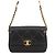 Borsa a Spalla Chanel Matelassé Mini Flap Nero