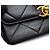 Borsa a Spalla Chanel Matelassé Mini Flap Nero - vista 6