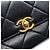 Borsa a Spalla Chanel Matelassé Mini Flap Nero - vista 7
