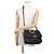 Borsa a tracolla con catena Chanel CHANEL19 Nero - vista 4
