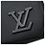 Borsa a tracolla in pelle granulata nera Louis Vuitton Nero - vista 11