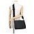 Borsa a tracolla in pelle granulata nera Louis Vuitton Nero - vista 4