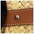 Loewe Anagram Medium Raffia Leather Tote Bag Braun Orange - Ansicht 7