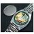 Relógio Seiko Chronos de quartzo ref. 8123-5240 Branco Hardware prateado - vista 4