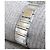 Relógio Seiko Arc Quartz Retangular Ref. 7320-6360 Prata Dourado - vista 13
