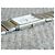 Relógio Seiko Arc Quartz Retangular Ref. 7320-6360 Prata Dourado - vista 6