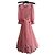 Dolce & Gabbana Vestido Longo de Seda Plissada Rosa