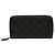 Louis Vuitton Monogram Mahina Zippy Wallet Schwarz