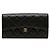 Cartera larga Chanel Matelassé Coco Mark Negro