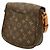 Borsa a tracolla Louis Vuitton Monogram Saint Cloud MM Marrone - vista 2