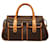 Céline Borsa Celine Macadam Boston Bag Marrone