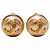Timeless Orecchini a clip Chanel Coco Mark Vintage D'oro