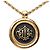 Collana con pendente logo vintage Christian Dior D'oro