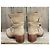 Free Lance Biker 7 Mini Strap Botines de ante Beige - vista 5