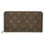 Louis Vuitton Monogram Long Wallet Braun