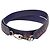 Hermès Correa de hombro Hermes Bandoulière Tressage de Cuir Negro Azul Naranja - vista 2