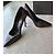 Saint Laurent Décolleté in vernice nera Nero - vista 11