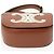 Céline Borsa a Spalla Celine Folco Cuir Triomphe Marrone - vista 4