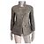 Chanel Tweed-Jacke doppeltreihig Schwarz Weiß Grau