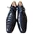Prada Scarpe stringate uomo in pelle nera coccodrillo Nero  - vista 1