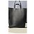 Borsa Cabas Two Way Céline in pelle granulata nera Nero - vista 5