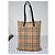 Burberry Borsa Tote Rainbow House Check Multicolore Beige - vista 10
