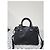 Burberry Derby House Check Small Banner Tote Bag Nera Nero - vista 11