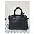 Burberry Derby House Check Small Banner Tote Bag Nera Nero - vista 4
