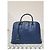 Prada Signature Promenade Borsa a Spalla Grande - Blu Reale - vista 13