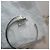 Courreges Courrèges Silver Mono-Loop AC Logo Earring - view 5