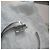 Courreges Courrèges Silver Mono-Loop AC Logo Earring - view 6