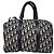 Borsa Boston Christian Dior Trotter Nero/Beige