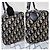 Borsa Boston Christian Dior Trotter Nero/Beige - vista 5