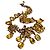 Collier J.Crew Cristallo Giallo Floreale Oro D'oro - vista 3