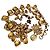 Collier J.Crew Cristallo Giallo Floreale Oro D'oro - vista 4