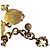 Collier J.Crew Cristallo Giallo Floreale Oro D'oro - vista 5